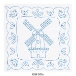 Sashiko Borduurpakket- Compleet pakket Windmolen