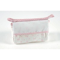 Toilettas voor Baby om te borduren Roze