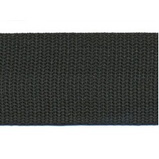Tassenband 38mm Zwart - Stevig band, per meter