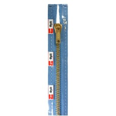 LAATSTE : Rits voor broek - Metaal goud grof jeans - 22cm OP=OP