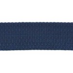 GOEDKOOP: Tassenband 25mm Blauw - Stevig band, per meter