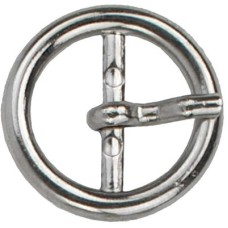 LAATSTE EXEMPLAAR: Gesp Rond 30mm Zilverkleurig OP=OP