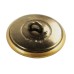 LAATSTE STUKS: Knoop Metaal Blauw/Goud 22mm - P.s. OP=OP