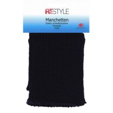 Manchetten Donkerblauw - Zelf blauwe mouwboord vervangen 