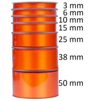 Oranje Satijnlint  - Kies een breedte