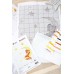 GOEDKOOP: Borduurpakket Baby Vosje 3 - Incl borduurgaren en stof 