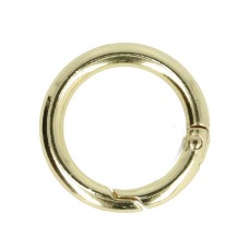 Tasring 32(25)mm - Goudkleurige ring met kliksluiting 