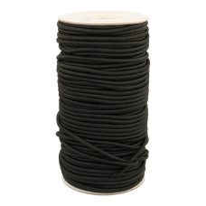 AANBIEDING: Rond Elastiek 3 mm Zwart - Elastisch koord per meter 