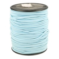 OP=OP: Rond Elastiek 3 mm Pastelblauw - Elastisch koord per meter 