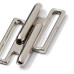 Bikinisluiting metaal 20 mm  - Brede metalen sluiting voor zwemkleding