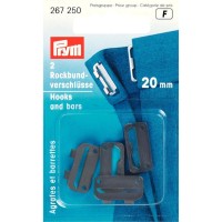 Broeksluiting 20mm Zwart