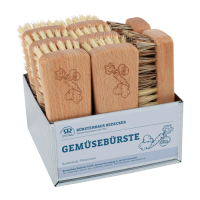 Groenteborstel - 2 soorten haar voor harde en zachte groenten 