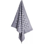 Theedoek Ruit Blauw - Prima droogdoek 100% katoen 